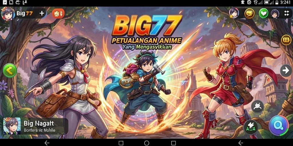 Screenshot menunjukkan gameplay seru dalam dunia Anime yang menakjubkan.