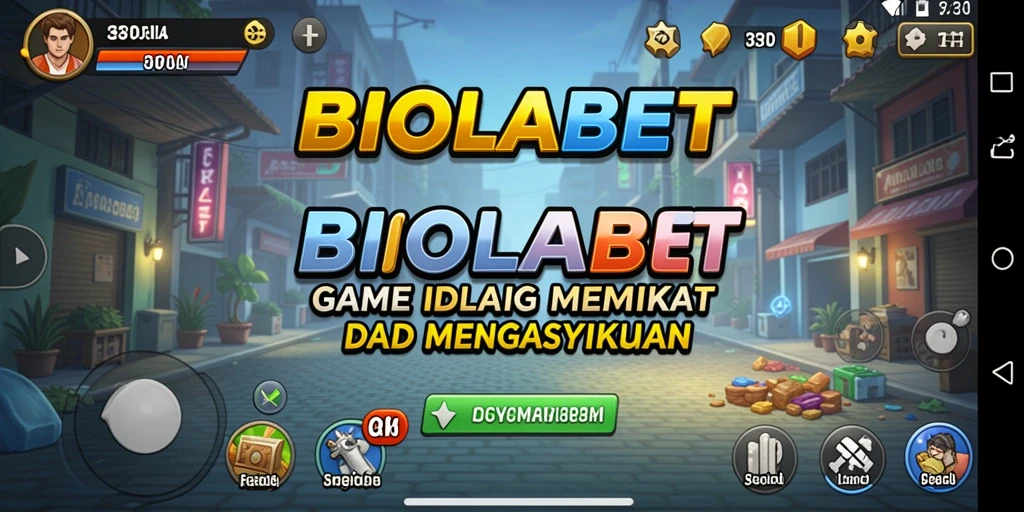 Screenshot utama BIOLABET menampilkan gameplay seru dan strategi Idle.