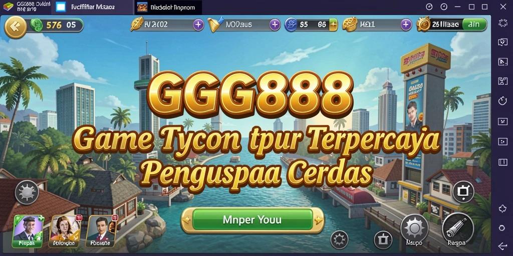 Screenshot GGG888 menunjukkan aksi gameplay Tycoon yang seru.