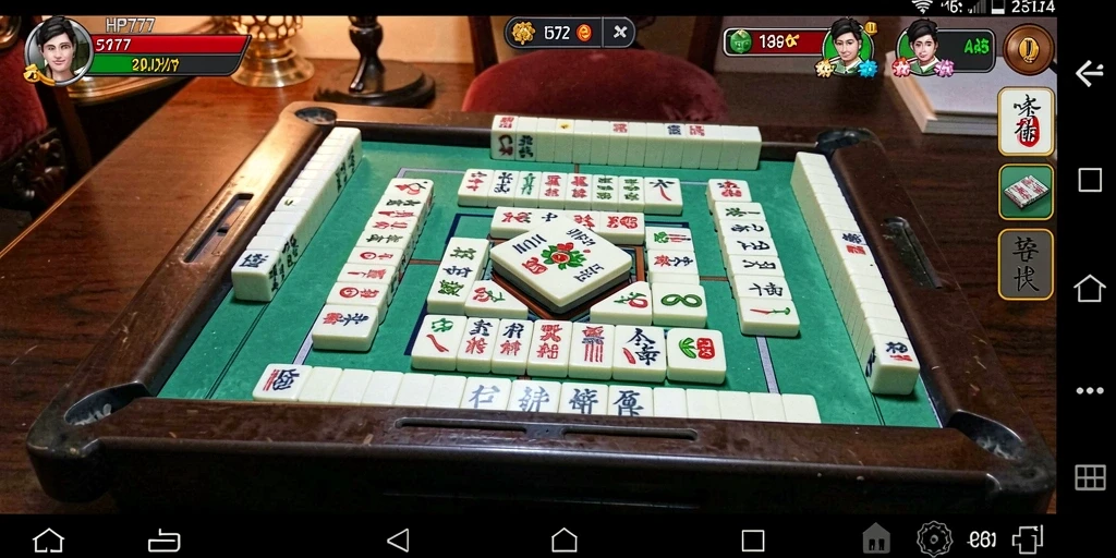 Tampilan gameplay HP777 yang menarik dan seru saat bermain Mahjong.