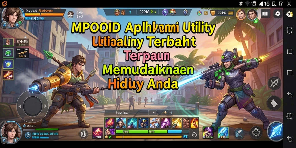 Screenshot utama MPOID menampilkan fitur-fitur Utility yang memudahkan pengguna.